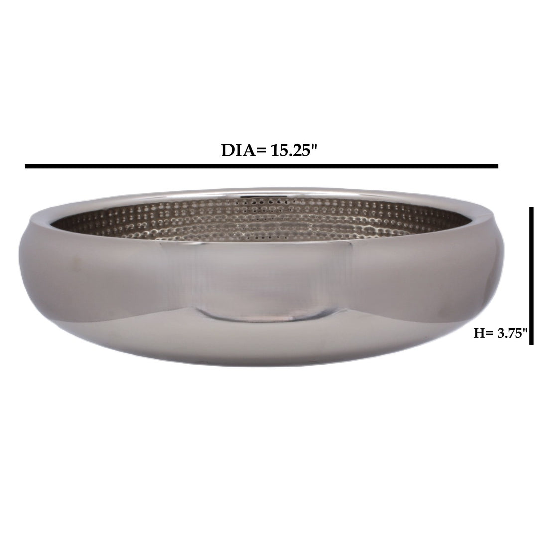 Shallow Belly Serving Bowl | Double Wall | Stainless Steel
