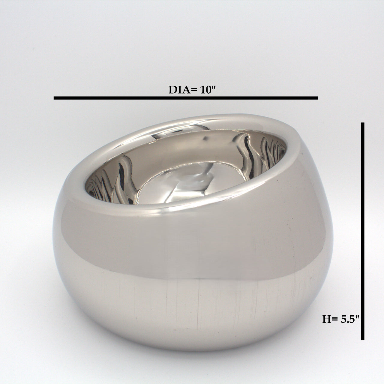 Tapered Serving Bowl | Double Wall | Stainless Steel 