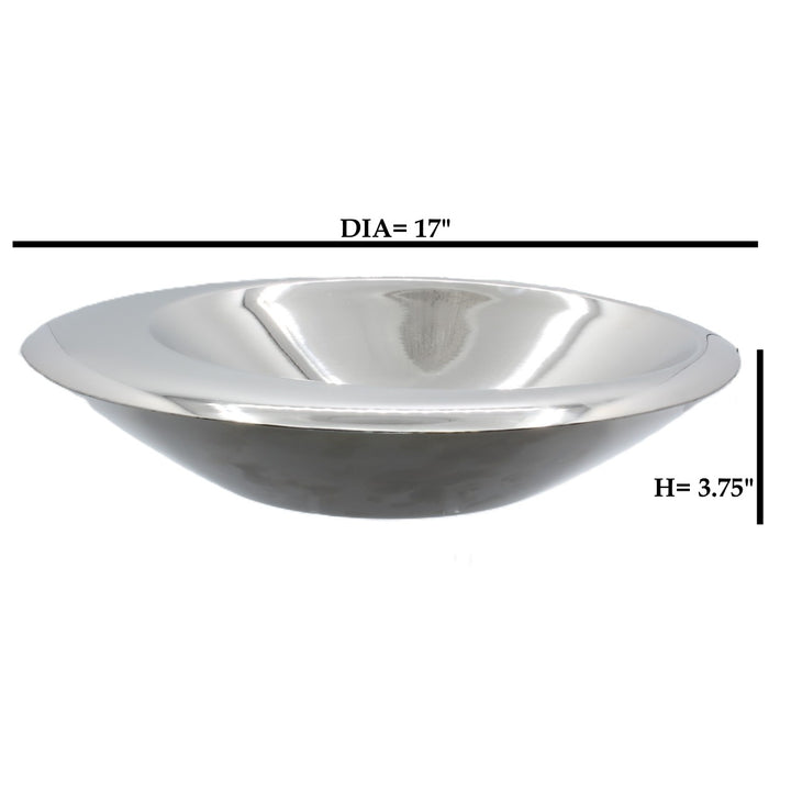 Round Serving Bowl | Double Wall | Stainless Steel