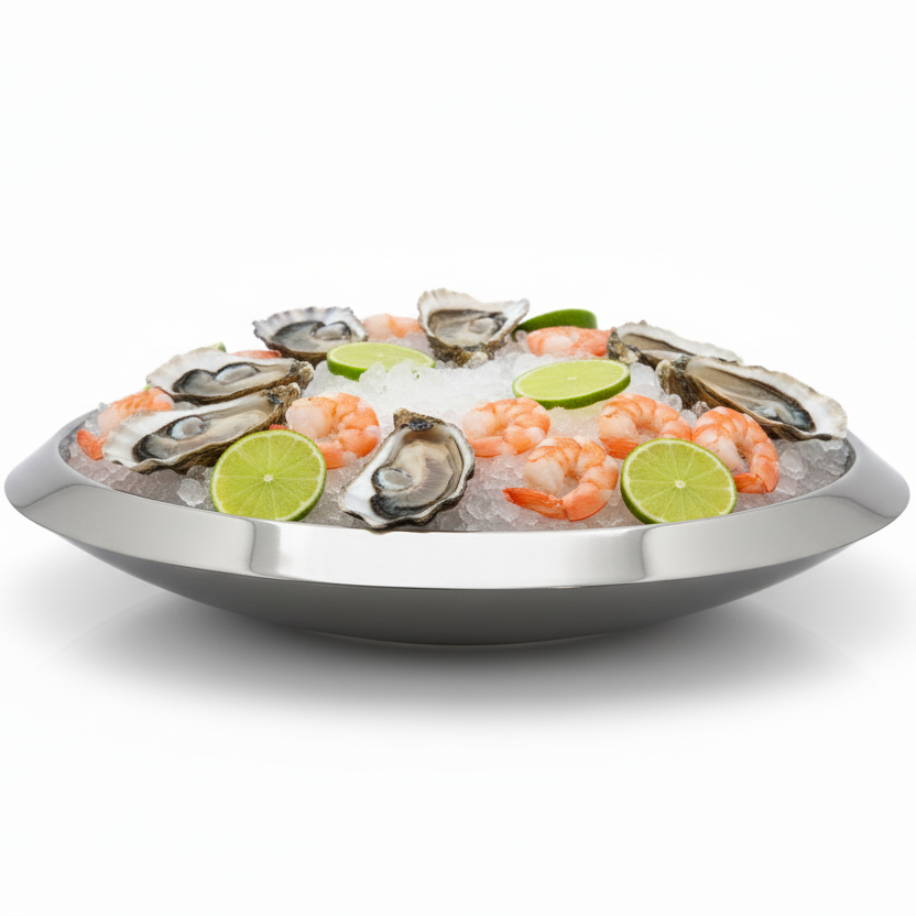 Serving Platter | Double Wall | Stainless Steel