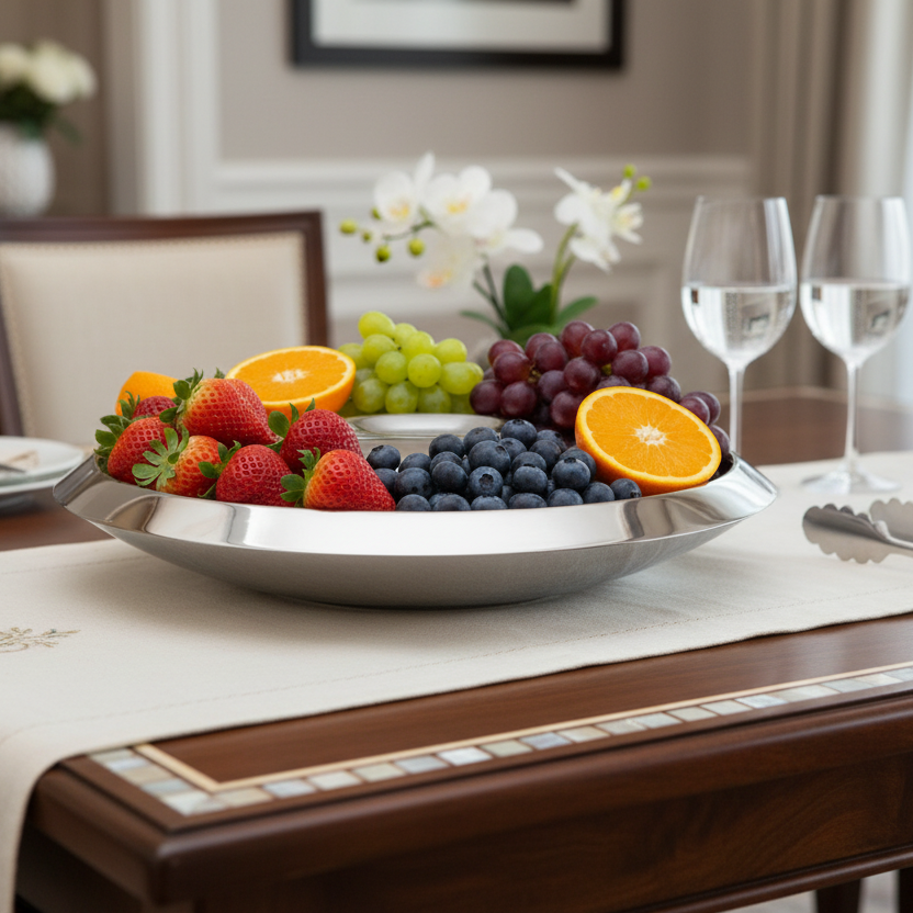Serving Platter | Double Wall | Stainless Steel