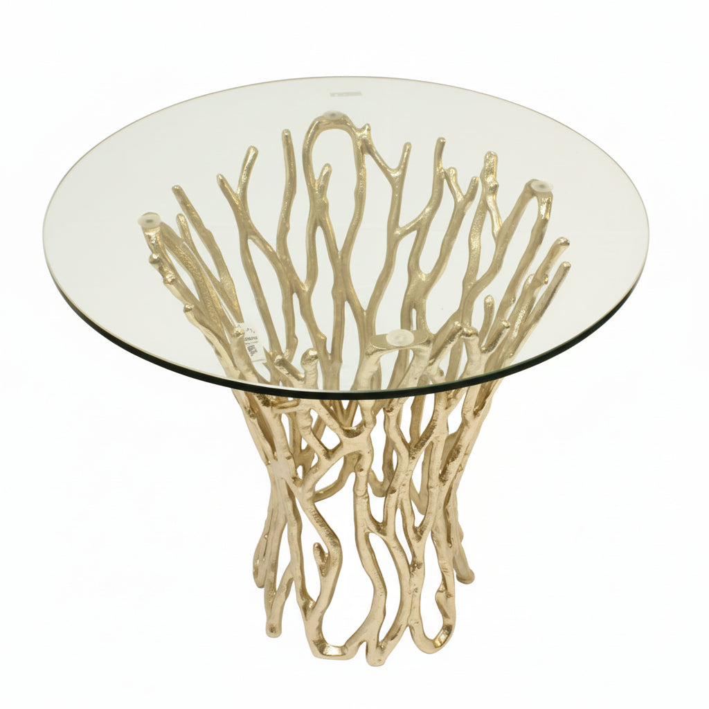 End Table | Gold Color | 310028