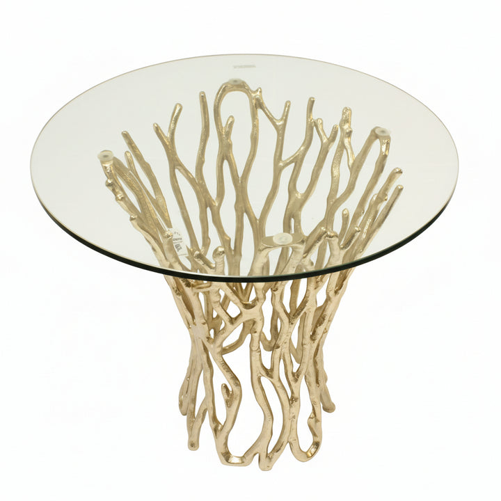 End Table | Gold Color | 310028