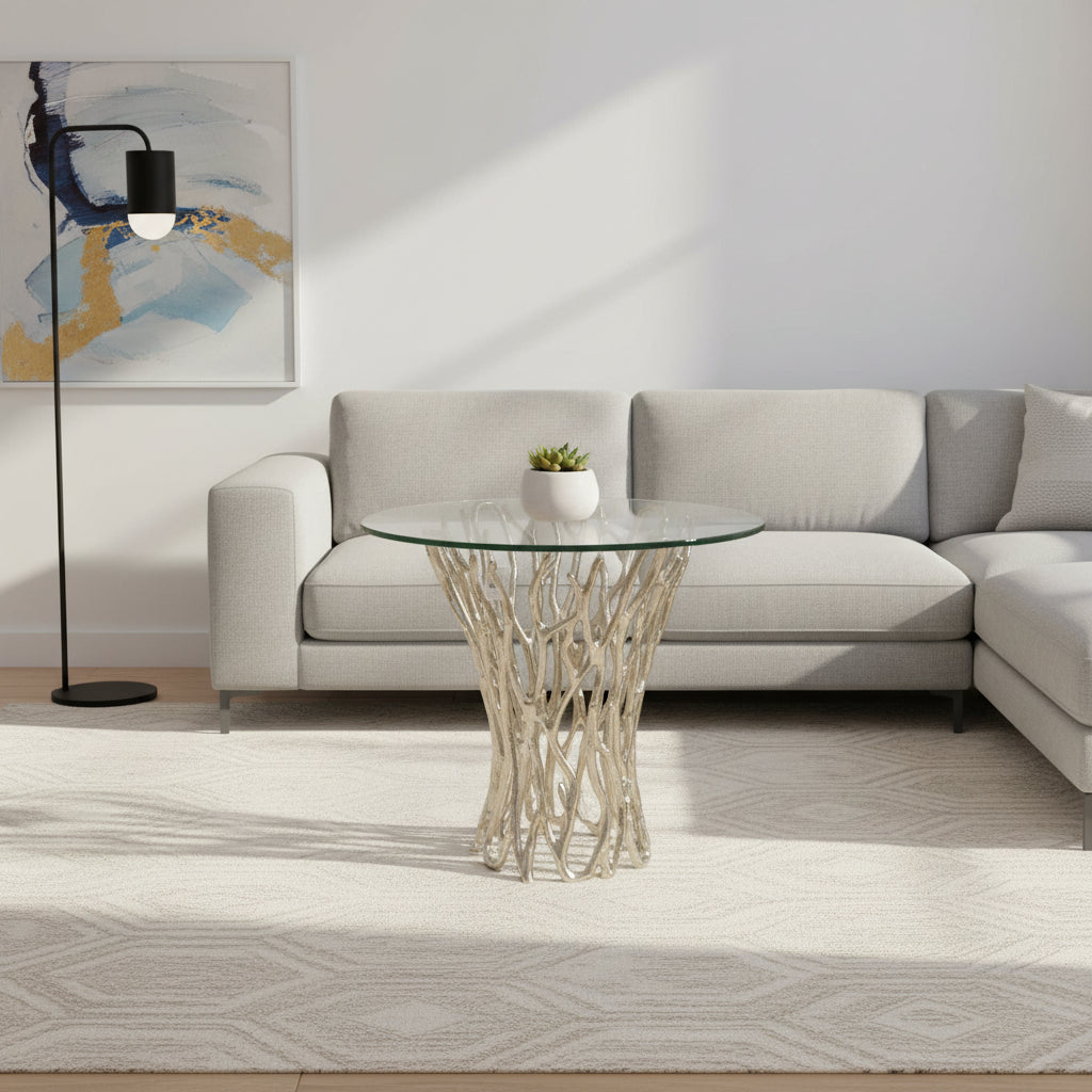 End Table | Silver color | 310029