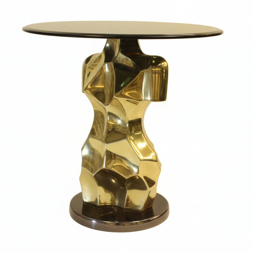 End Table | Gold Color | 310026