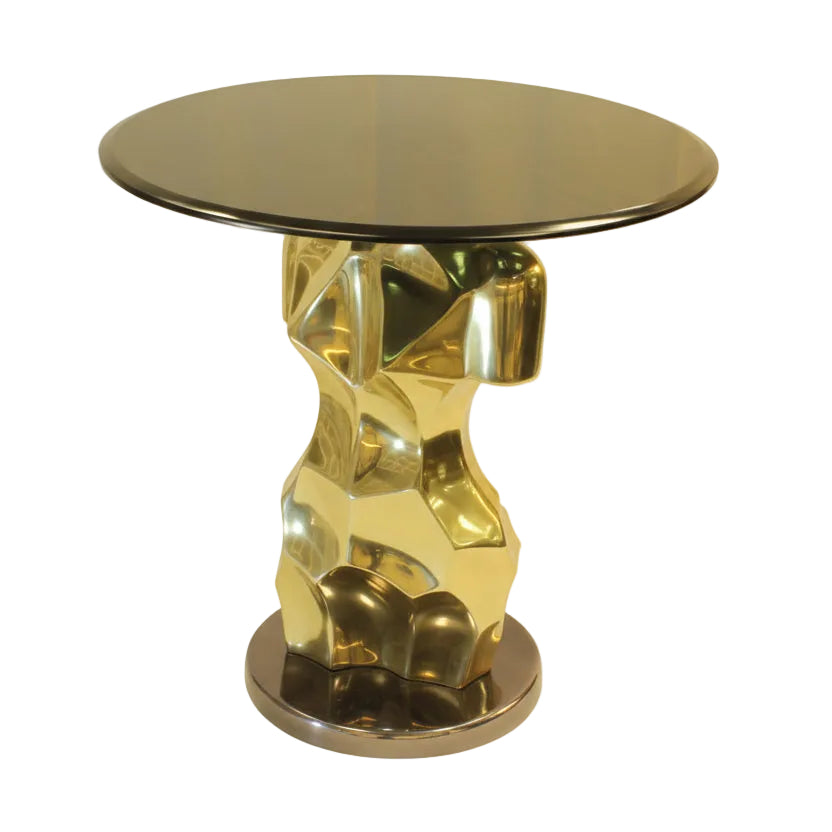 End Table | Gold Color | 310026