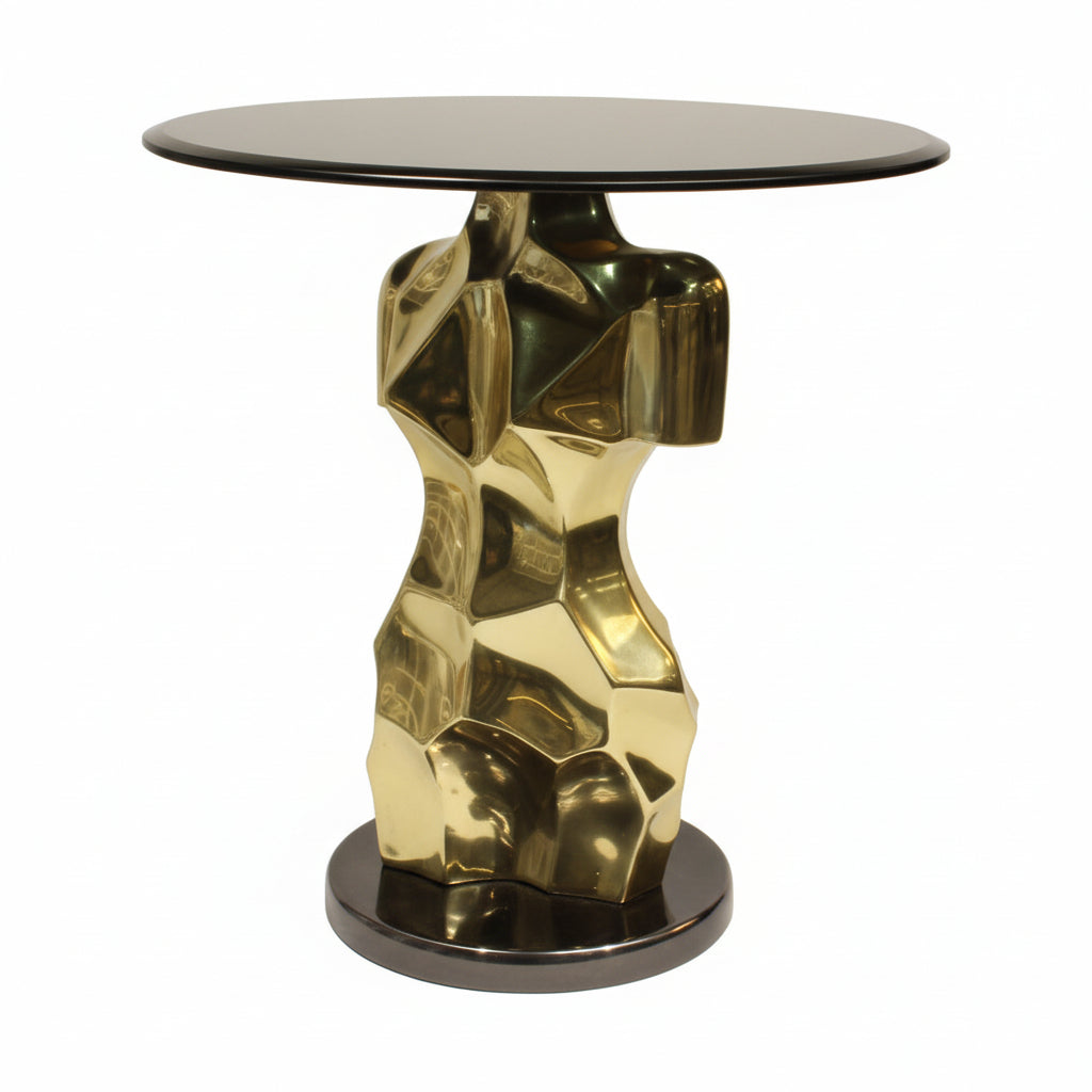 End Table | Gold Color | 310026