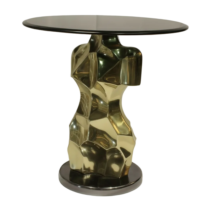 End Table | Gold Color | 310026