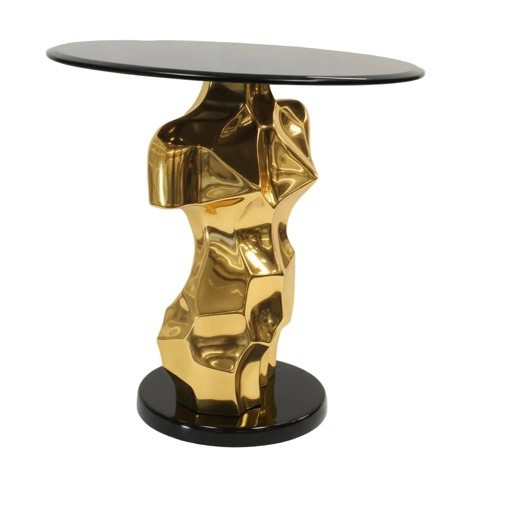 End Table | Gold Color | 310026