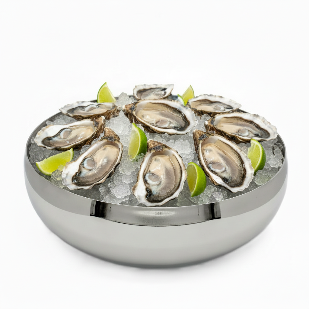 Shallow Servingware | Double Wall | Stainless Steel