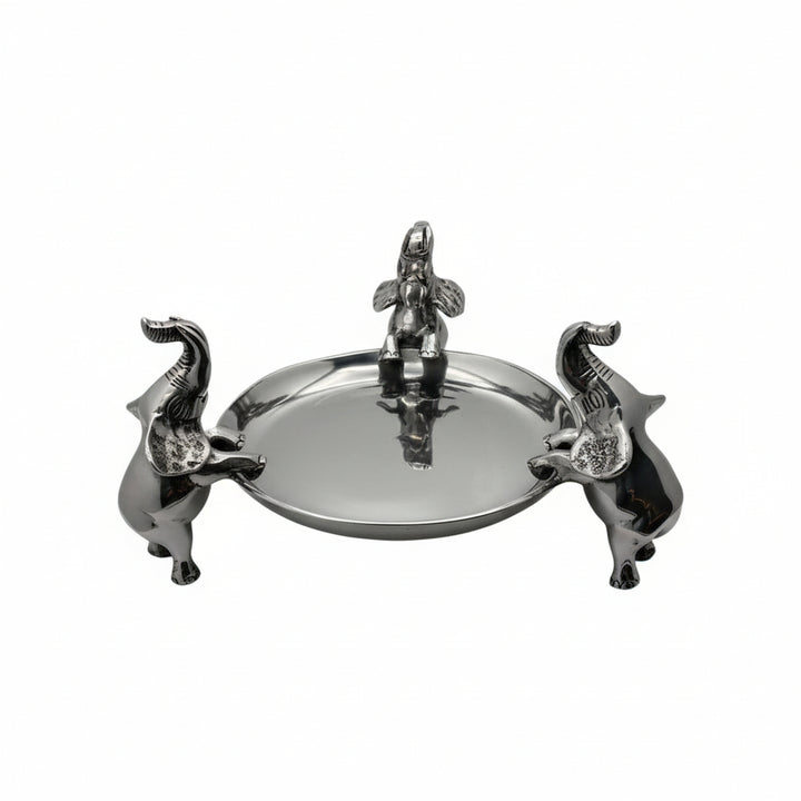 Serving plate with 3 elephant 440422