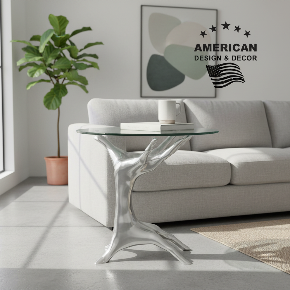 End Table | Silver color | 310031