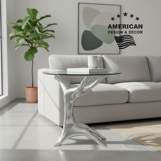 End Table | Silver color | 310031