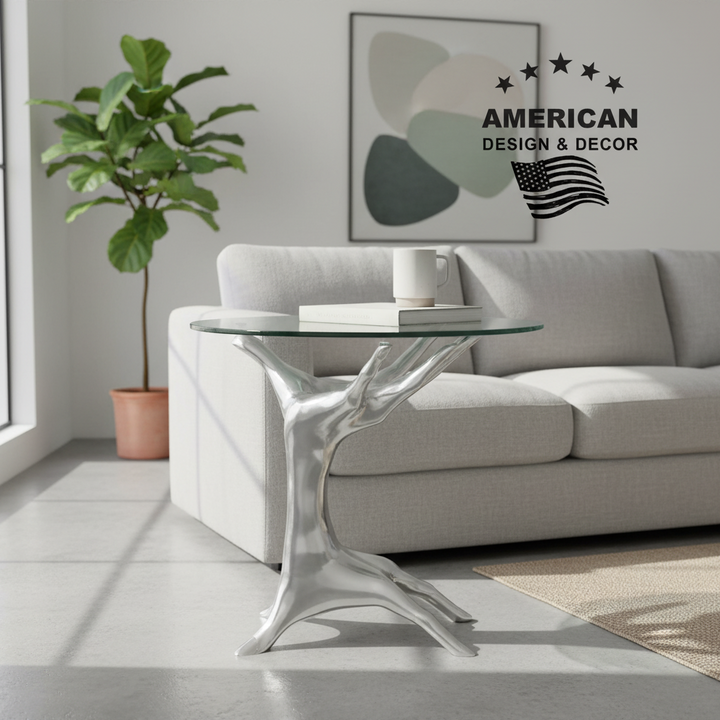 End Table | Silver color | 310031