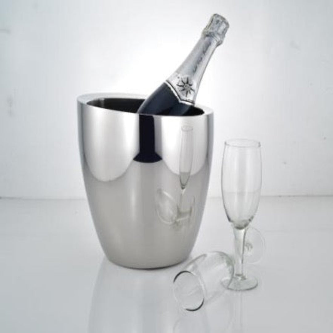 Ice Bucket | Double wall | Stainless Steel | Mirror Finish