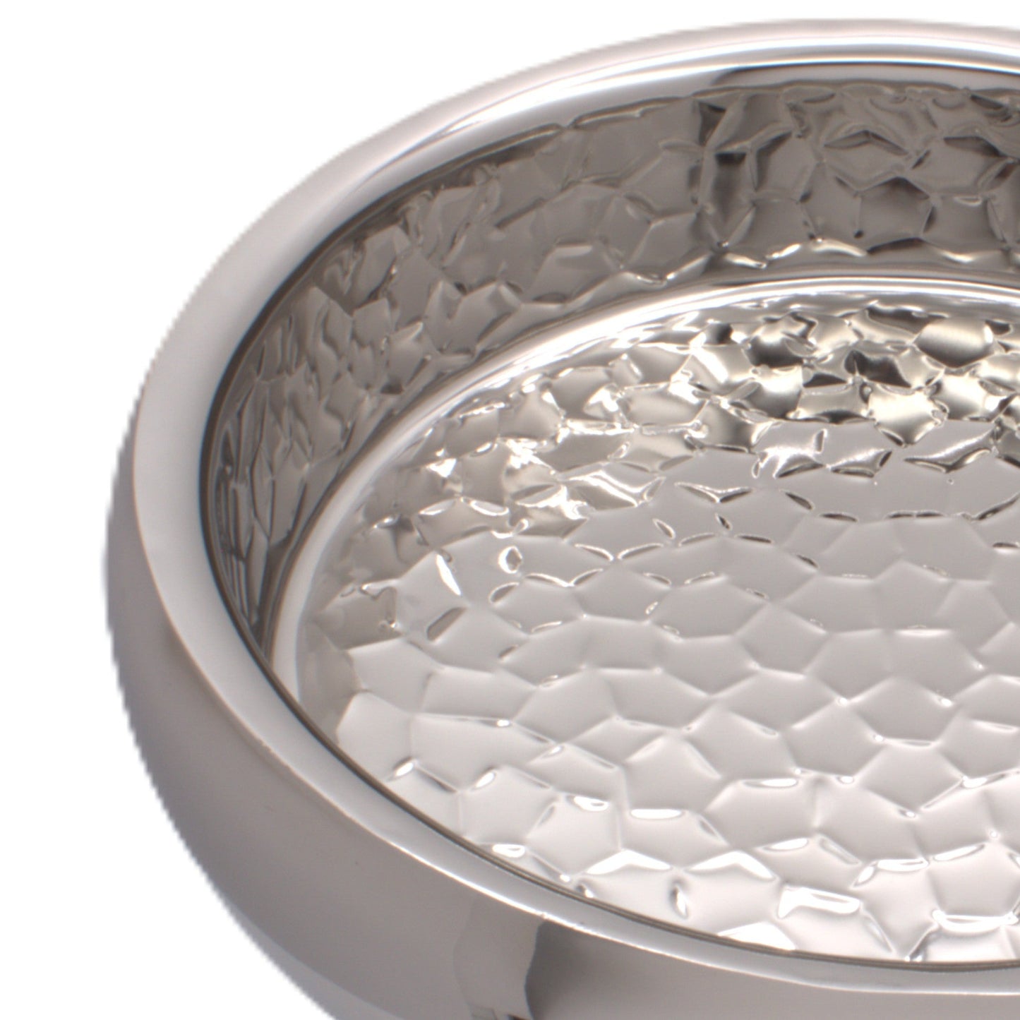 Round Bowl | Double Wall | Stainless Steel | Ice Pattern