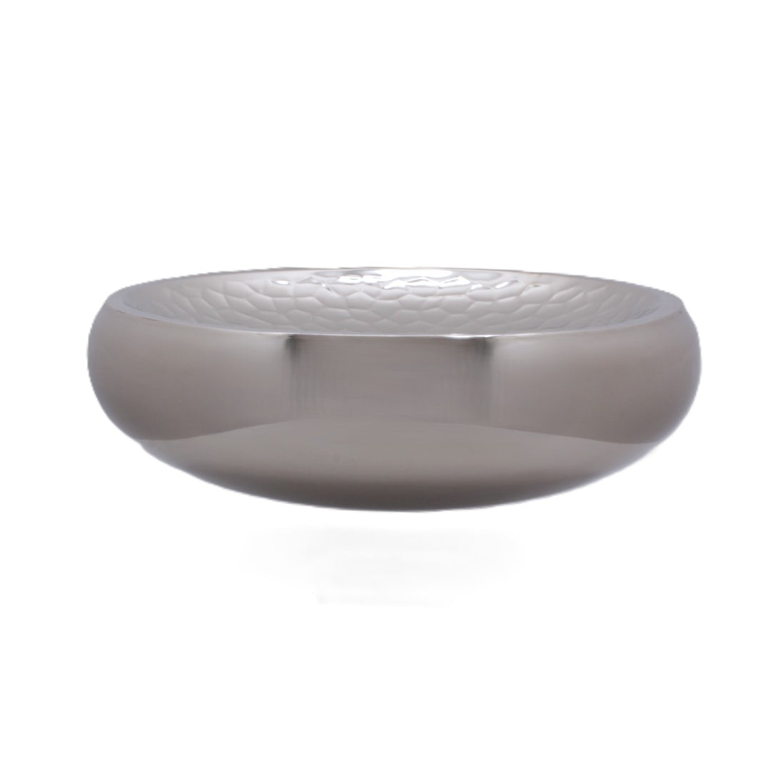 Shallow Servingware | Double Wall | Stainless Steel | Ice pattern
