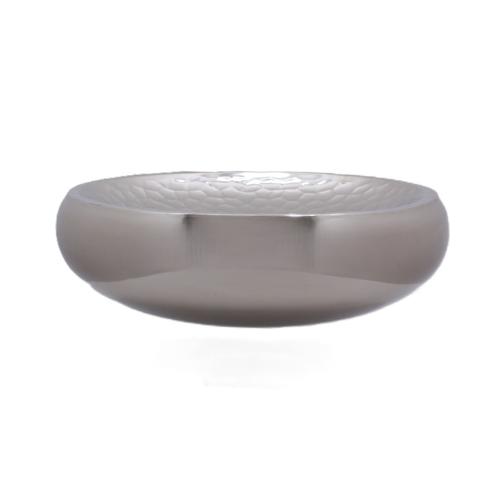 Shallow Servingware | Double Wall | Stainless Steel | Ice pattern