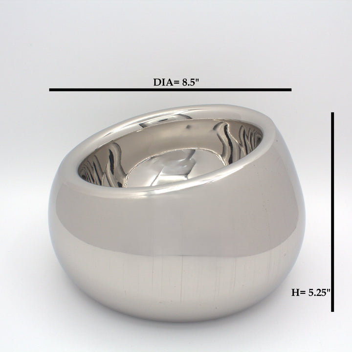 Tapered Serving Bowl | Double Wall | Stainless Steel | Mirror Finish 