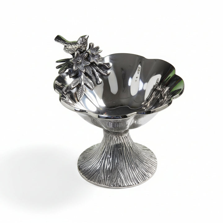 Serving bowl with base | bird collection | 440231