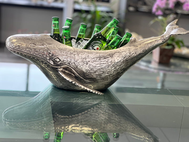 Large Whale / Bottle Holder/decorative vase / 310020