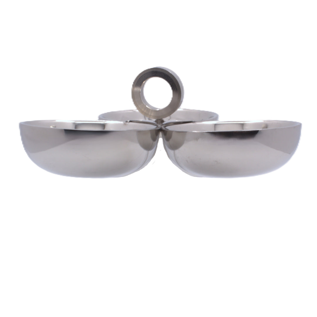Condiment set | Double Wall | Stainless steel | Ice Pattern