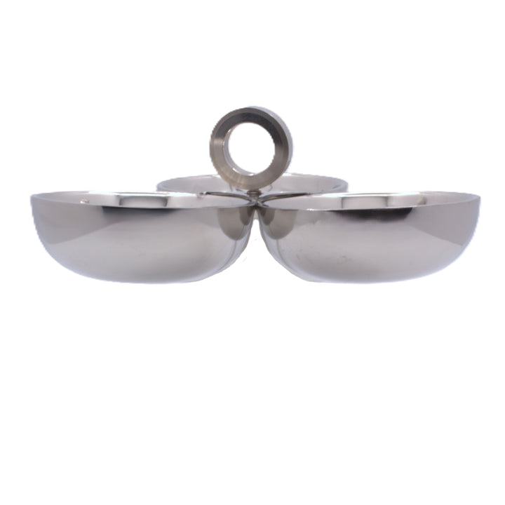 Condiment set | Double Wall | Stainless steel | Ice Pattern