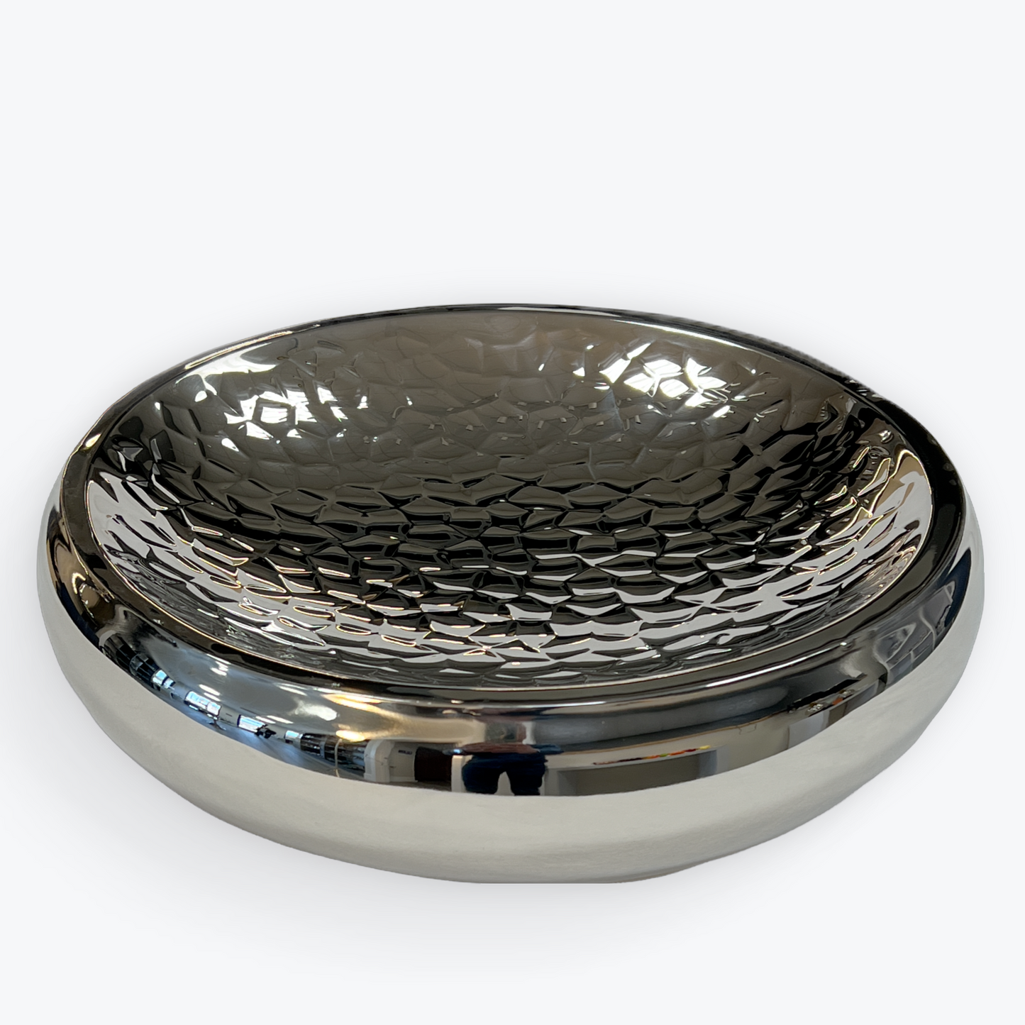 Shallow Servingware | Double Wall | Stainless Steel | Ice pattern