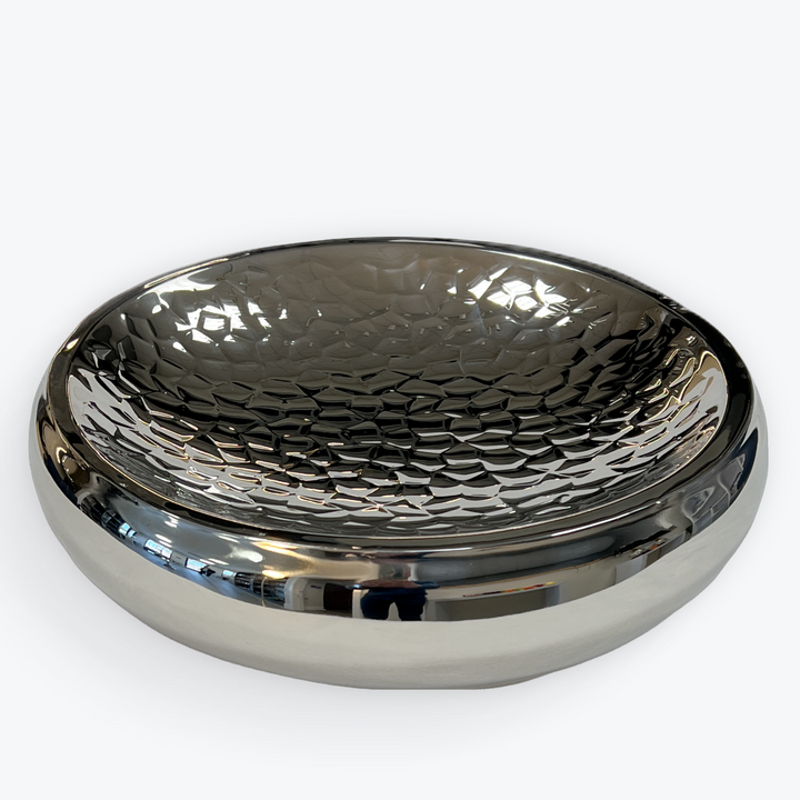 Shallow Servingware | Double Wall | Stainless Steel | Ice pattern