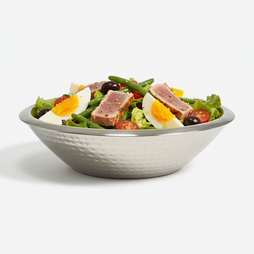 Round Serving Bowl | Double Wall | Stainless Steel