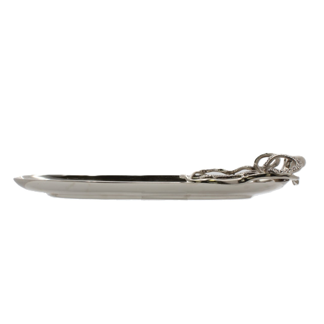 Silver serving with octopus design | Aluminum | 310008