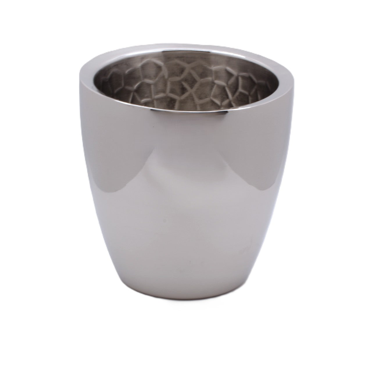 Slant Ice Bucket | Double wall | Stainless Steel | Ice Pattern