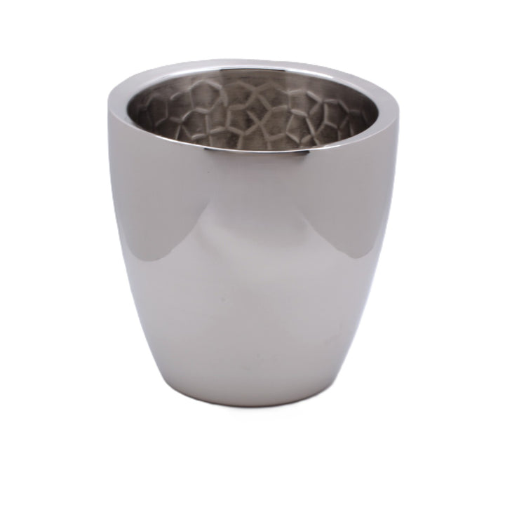 Slant Ice Bucket | Double wall | Stainless Steel | Ice Pattern