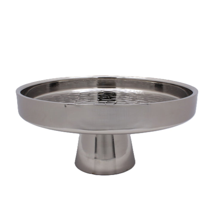 Cake Stand | Double wall | Stainless Steel | Ice Pattern