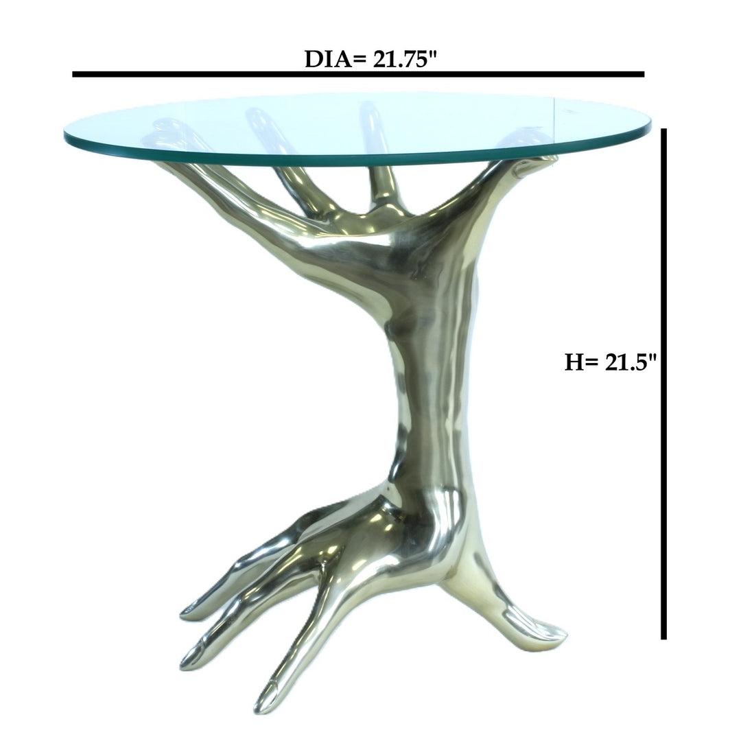 End Table | Gold color | 310030