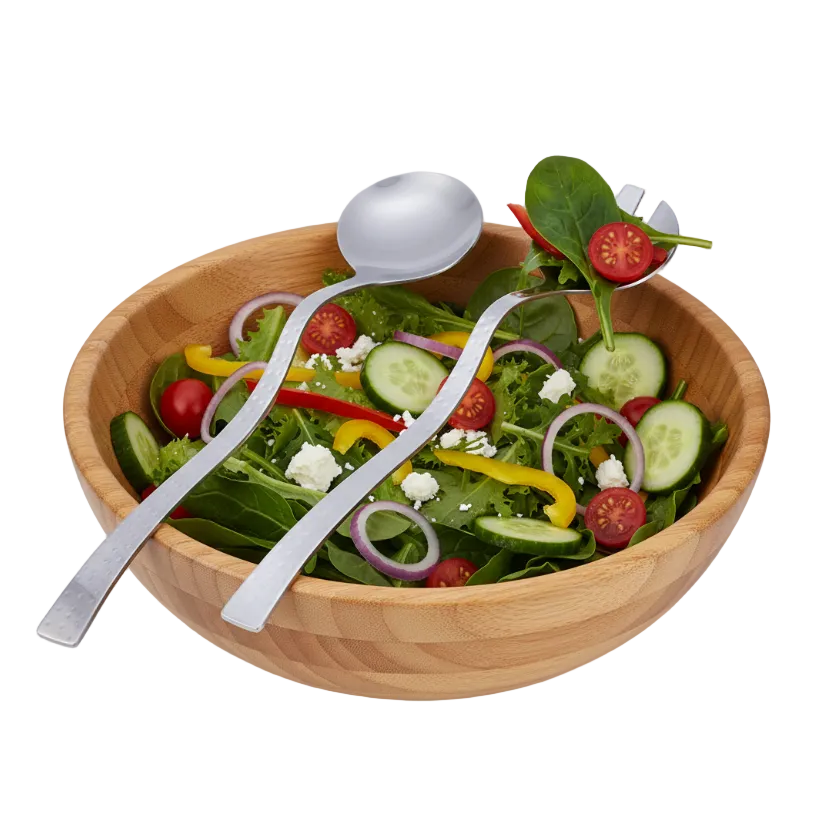 Salad Utensil Set | Stainless Steel
