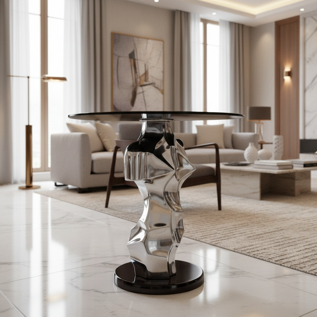 End Table | Silver Color | 310027