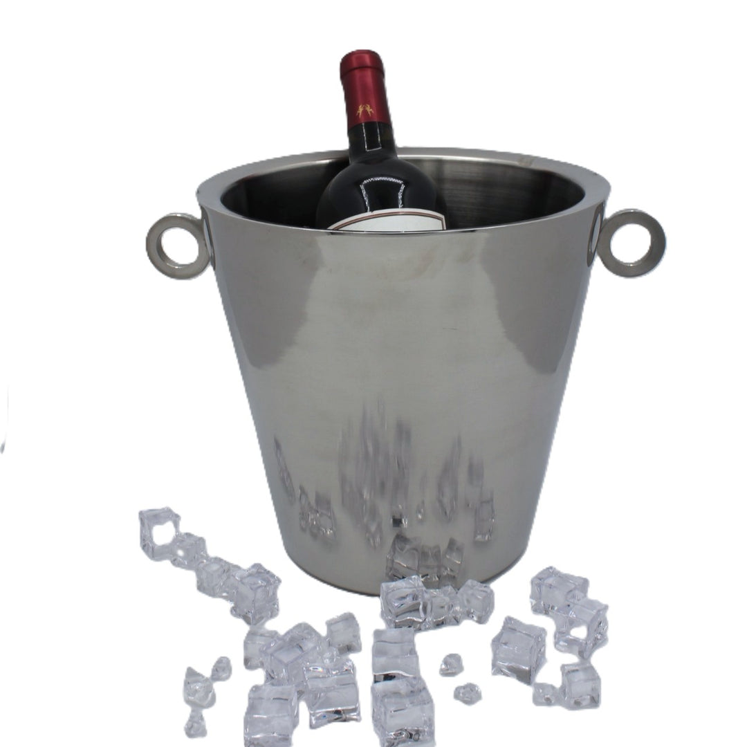 Ice Bucket | Double Wall | Stainless Steel | Mirror Finish 