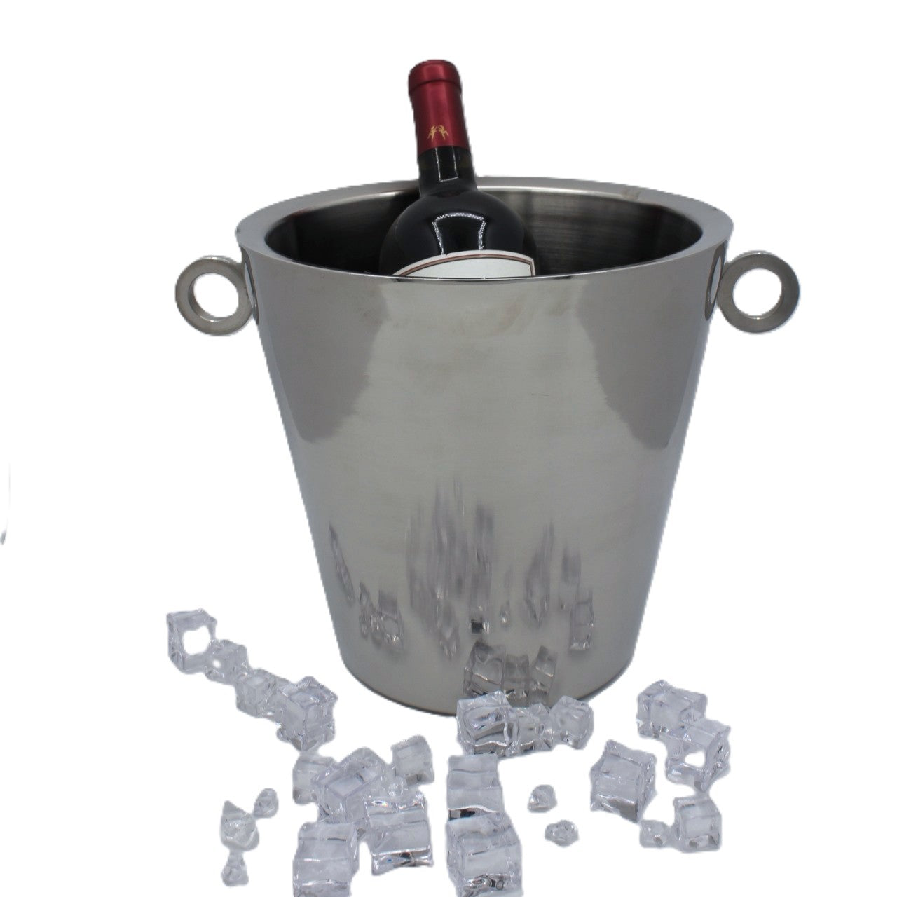 Ice Bucket | Double Wall | Stainless Steel | Mirror Finish 