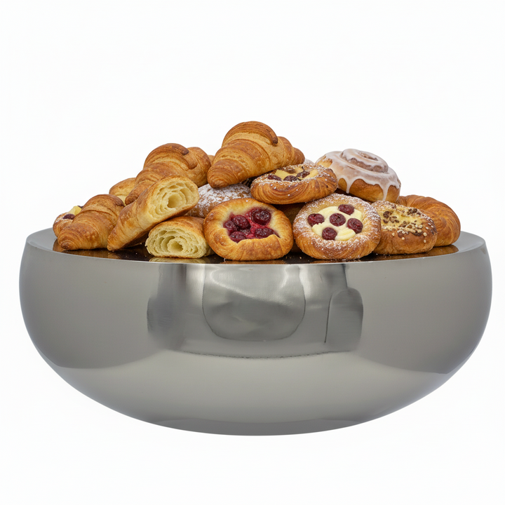 Shallow Servingware | Double Wall | Stainless Steel