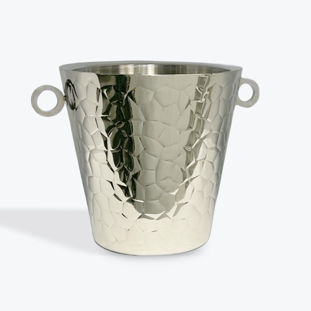 Ice Bucket | Double Wall | Stainless Steel | Ice Pattern