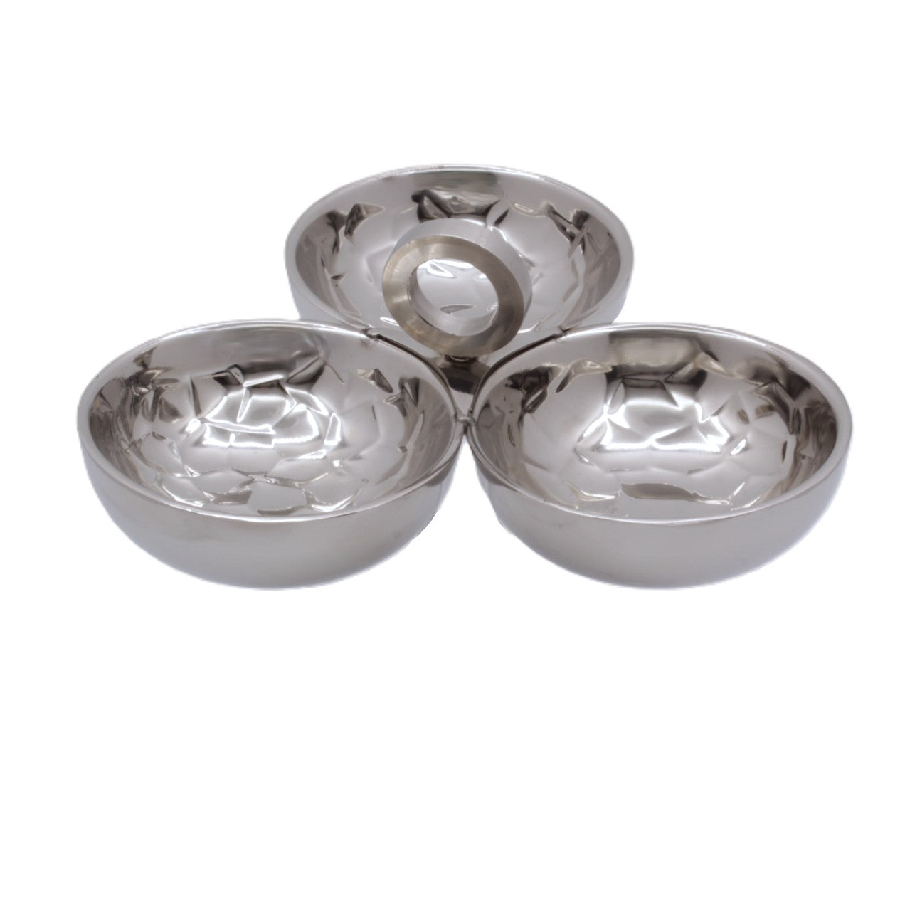 Condiment set | Double Wall | Stainless steel | Ice Pattern