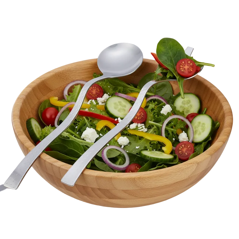 Salad Utensil Set | Stainless Steel
