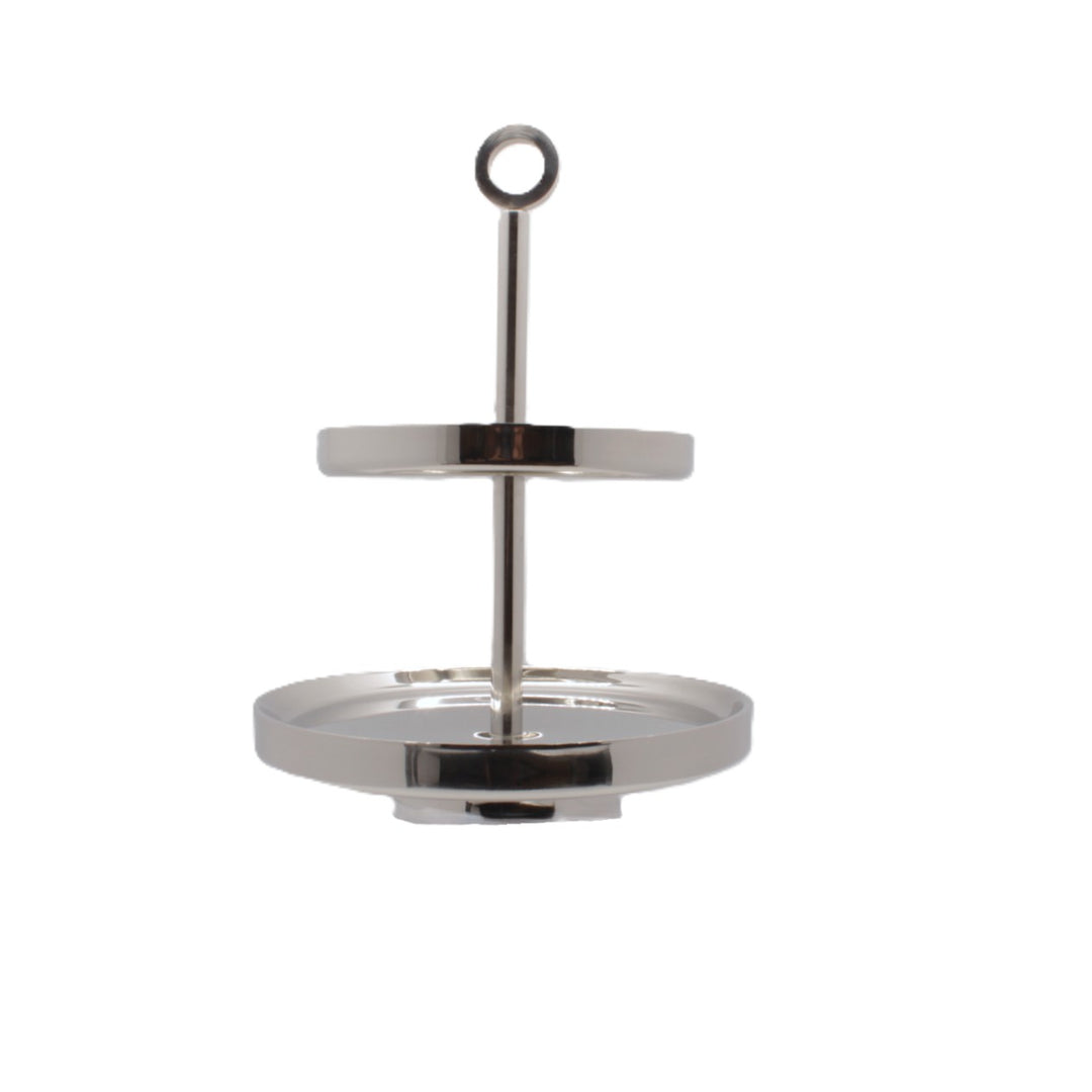 Cake Stand 2 Levels | Stainless Steel | Double Wall 