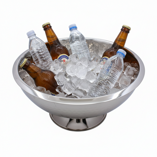 Champagne Bowl | Double Wall | Stainless Steel | Ice Pattern