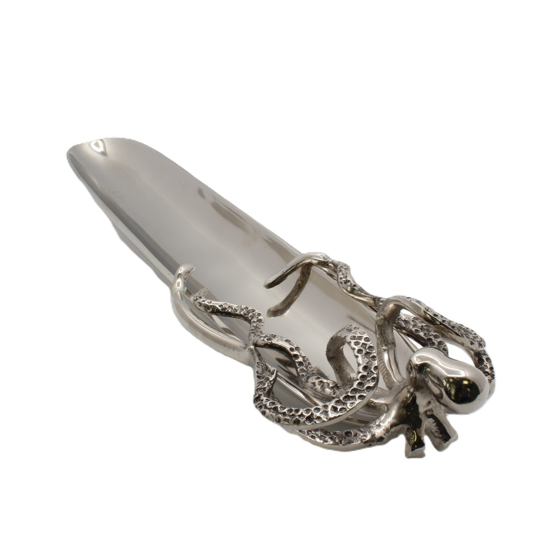 Silver serving with octopus design | Aluminum | 310008