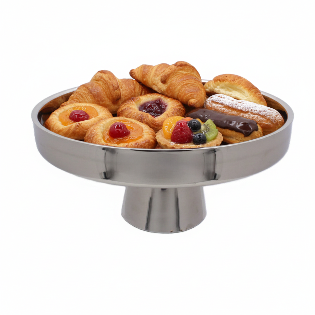 cake stand | double wall | Stainless steel