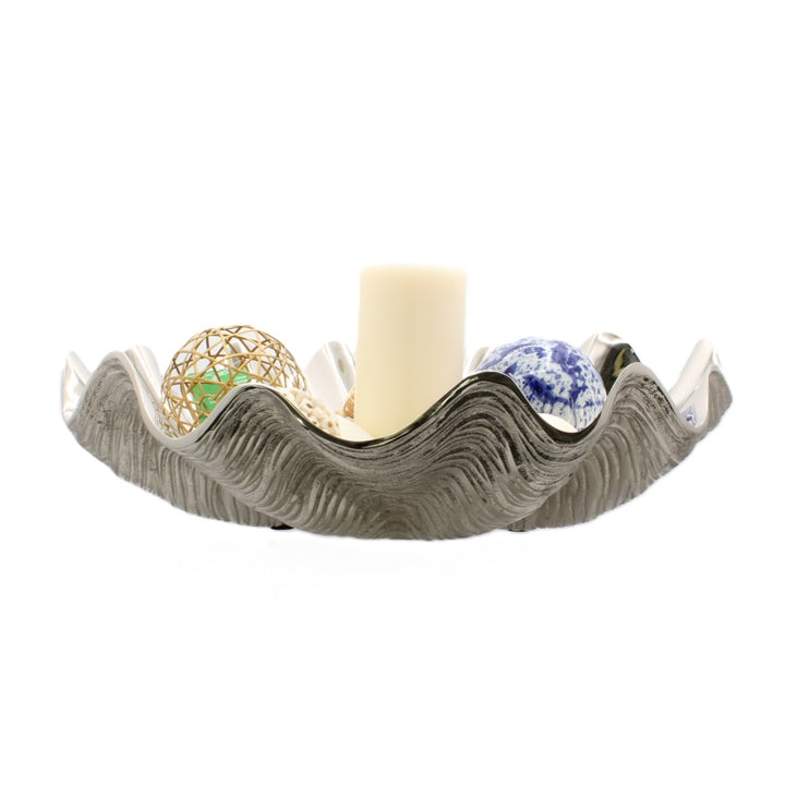 Silver wavy bowl |Aluminum | 310005