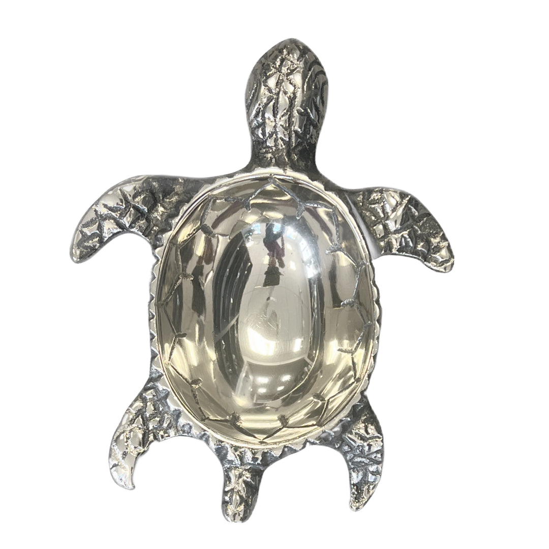 Silver turtle-shaped bowl | Aluminum | 310002