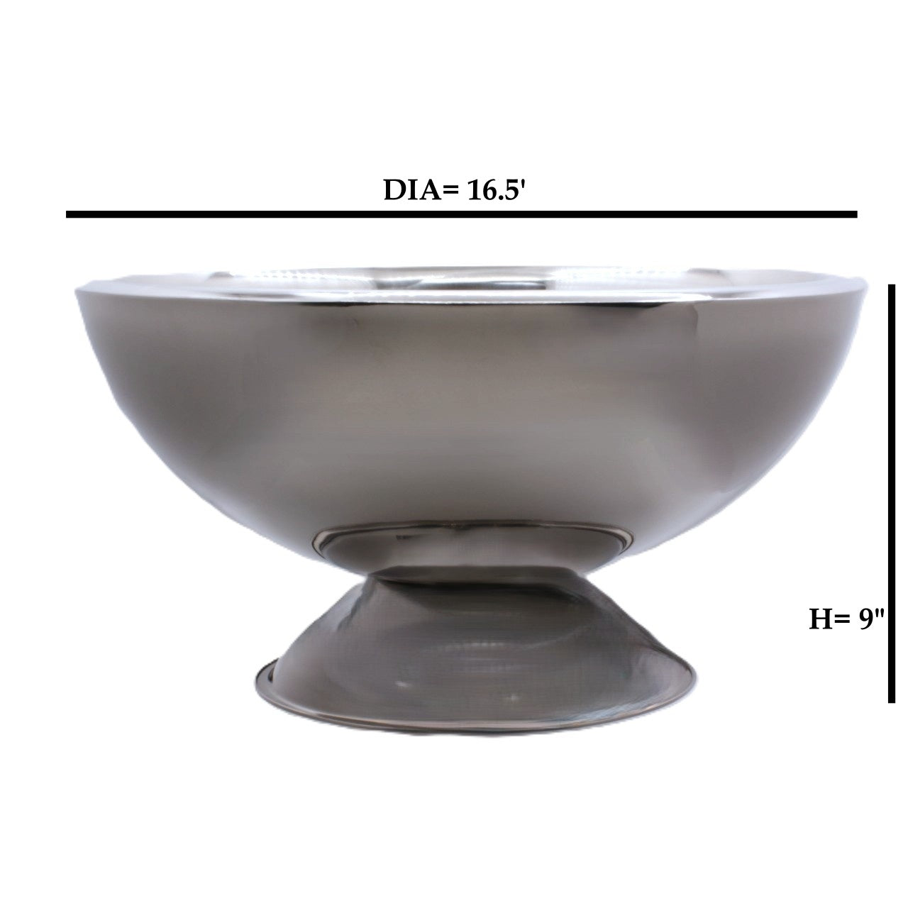 Champagne Bowl | Stainless Steel | Double Wall